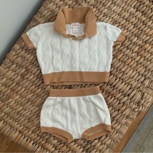 Cat & Jack Baby 2-Piece Johnny Collar Sweater Knit Set